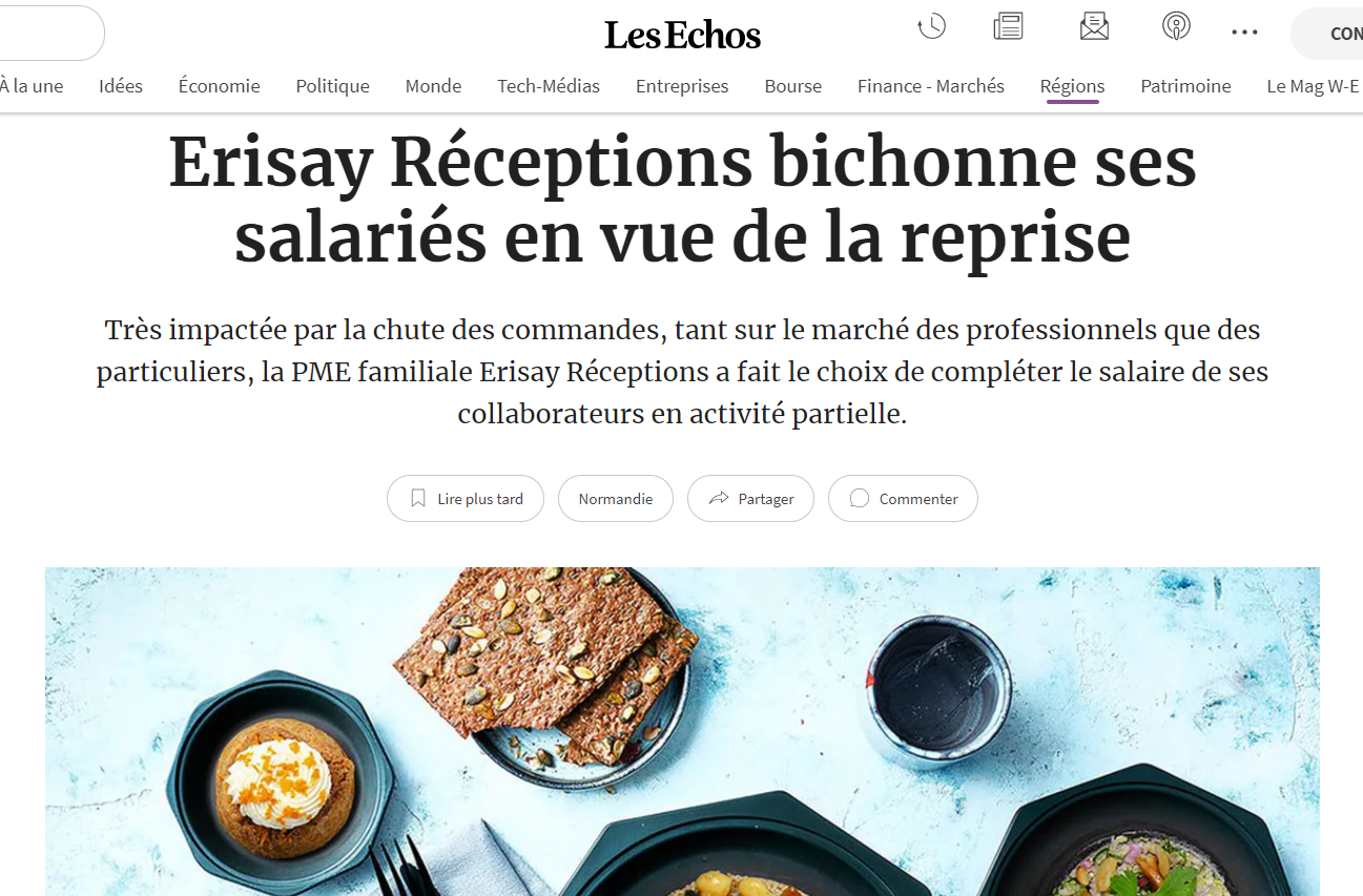 La maison ERISAY à ses fourneaux !