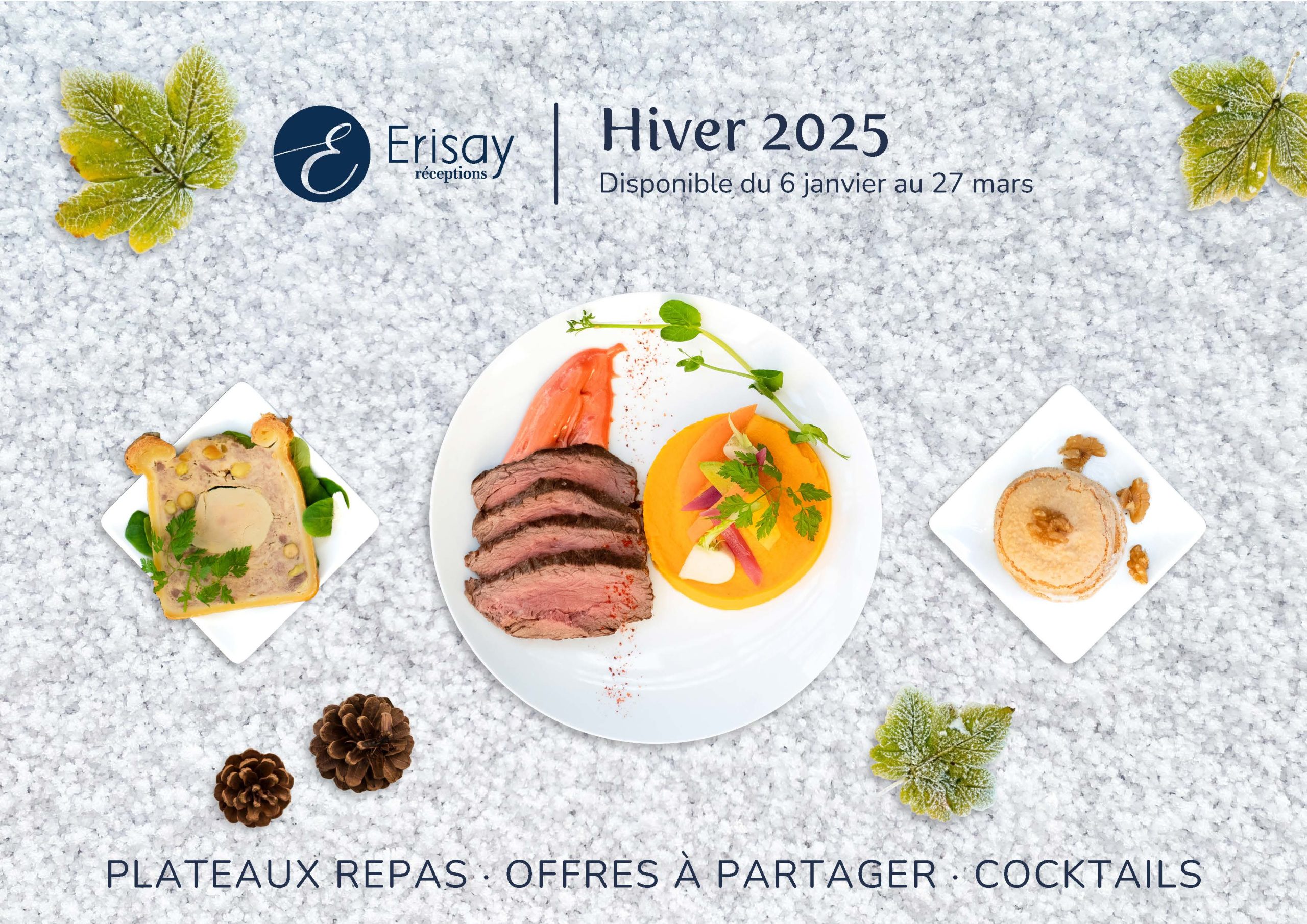 Plateaux Repas traiteur ERISAY