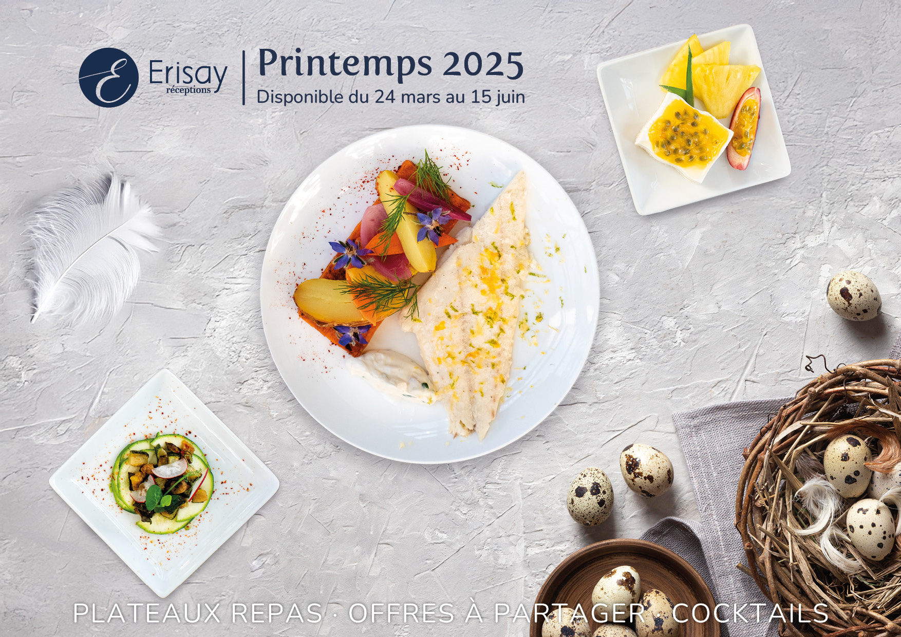 Plateaux Repas traiteur ERISAY