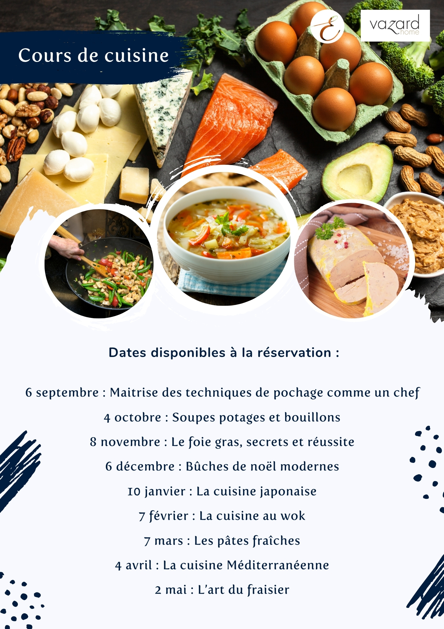 Cours de cuisine 2025 2026